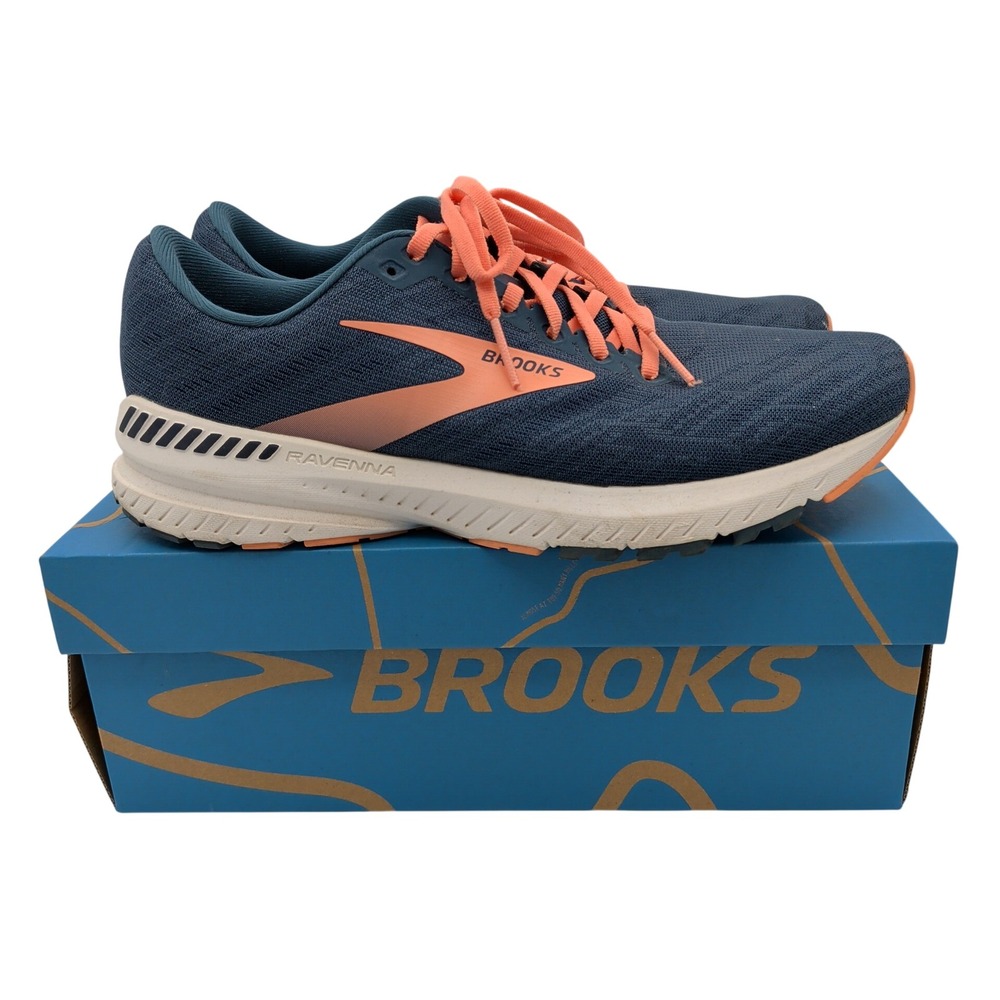 Brooks Ravenna 11 Womens Running Shoes Blue Coral 1203181B480 Size 10.5